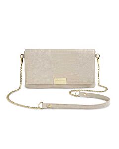 Katie Loxton Celine Faux Croc Crossbody Bag - Cognac